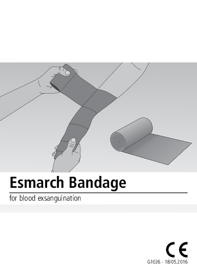 

Stasebånd ESMARCH Manual (Tysk, Engelsk, mm.)

