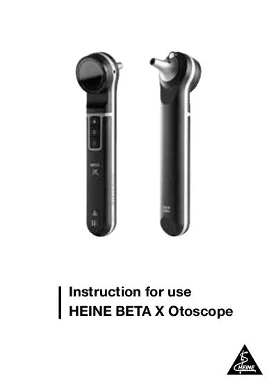 

HEINE BETA X VET Diagnostisk sæt otoskop manual

