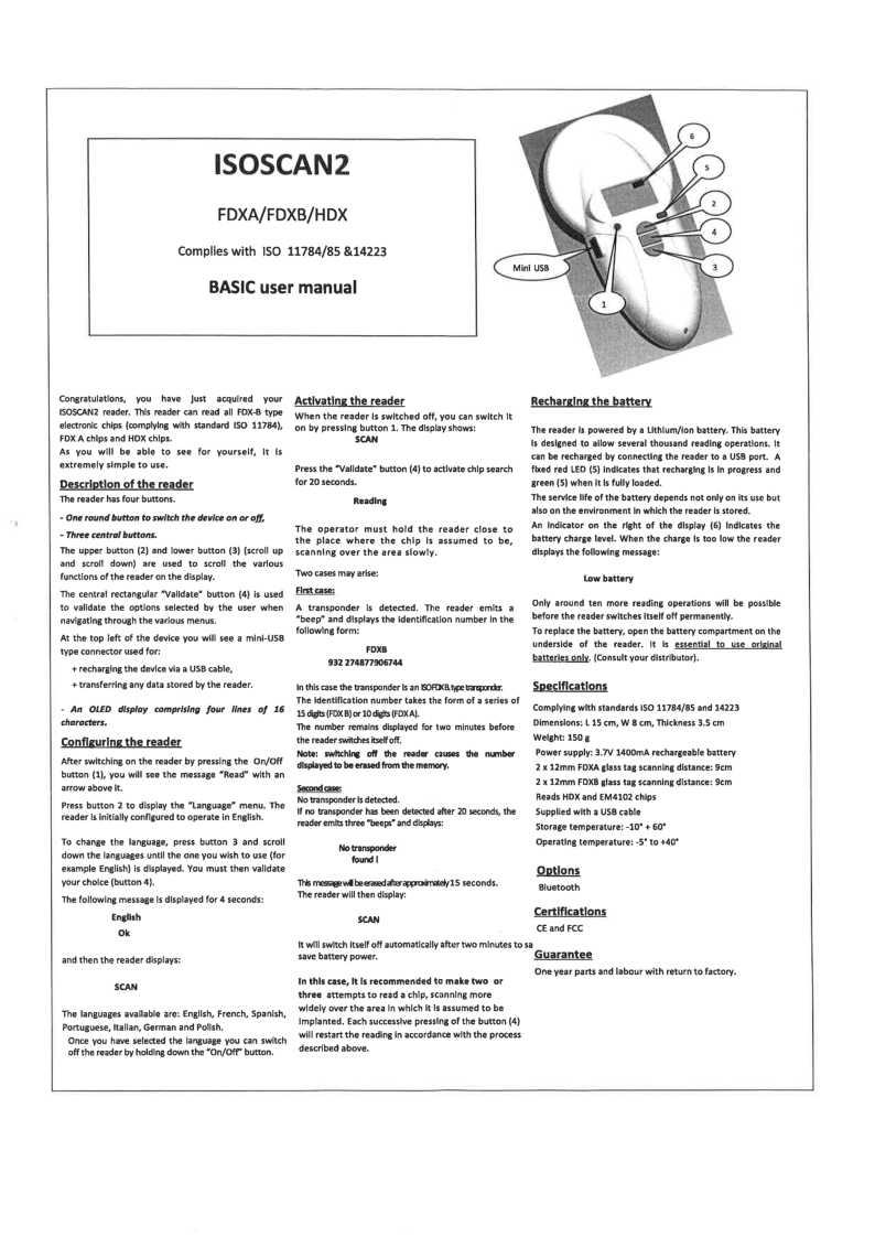 

Manual ISOScan2 ADE2

