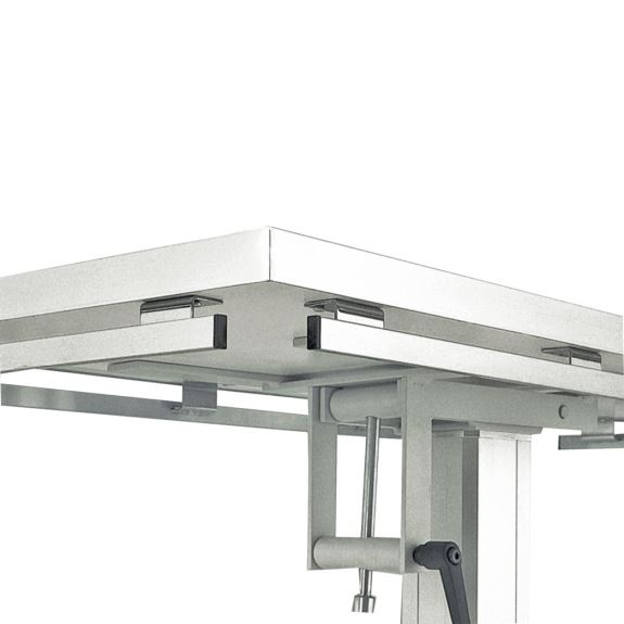 Skinnesystem til sidemontering på hæve-sænkebord, 120 cm