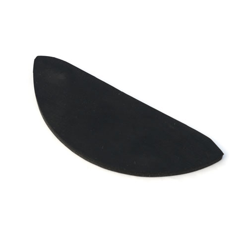 Gummibelægning til bideplader, flad