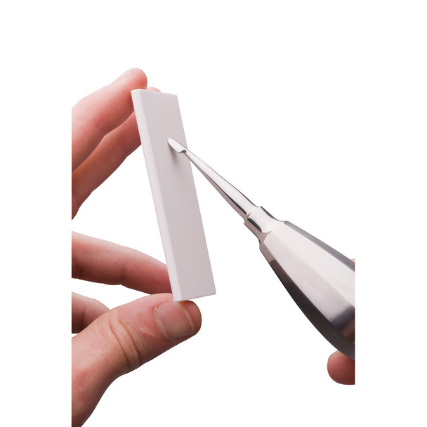 Kileformet slibesten, 10x4 cm