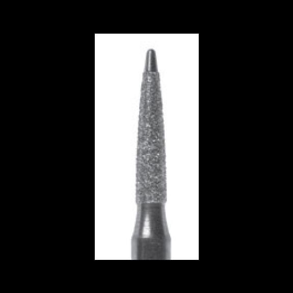 Dental Bur - Diamond Flame (safe end) 8861 - Fine Grit - 19mm FG (standard length) - 5 pack