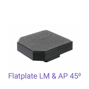 Topblock Flatplate LM/AP 45° til Podoblock Baseelement